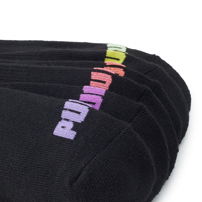 121691-04-PUMA6PAIRS-02-Puma 6 pairs of socks for women P119956-018-Women's Socks | Accessories-YELLOW-Yellow Shoes