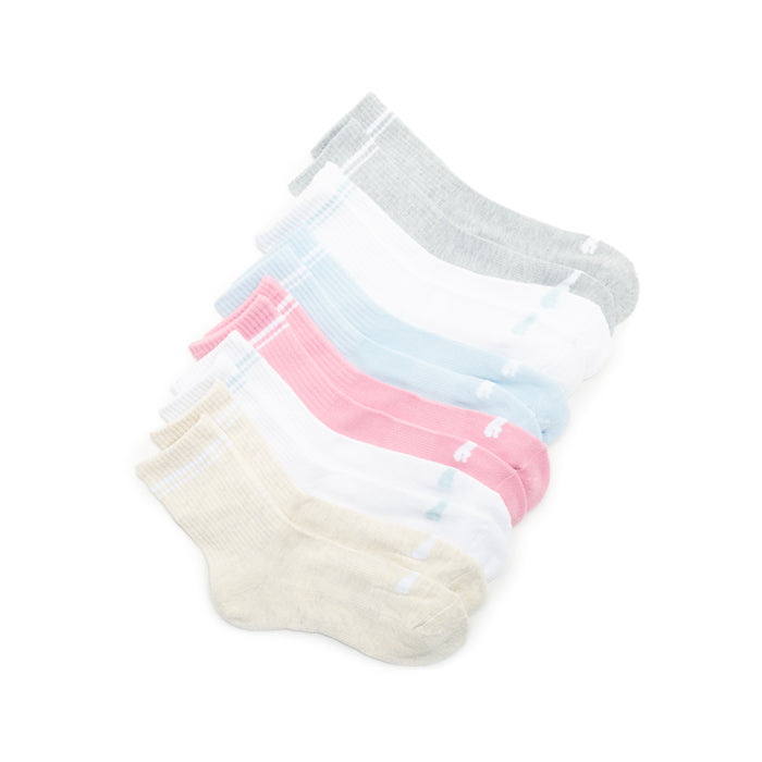 121138-71-PUMA-02-Puma 6 Pairs of Socks for Women P600857-682-Women's Socks | Accessories-YELLOW-Yellow Shoes