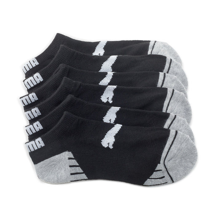 121041-15-PUMA6PAIRS-01-6119900038-PUMA 6 pairs of socks for womens P601199-009.-Women's Socks | Accessories-YELLOW-Yellow Shoes