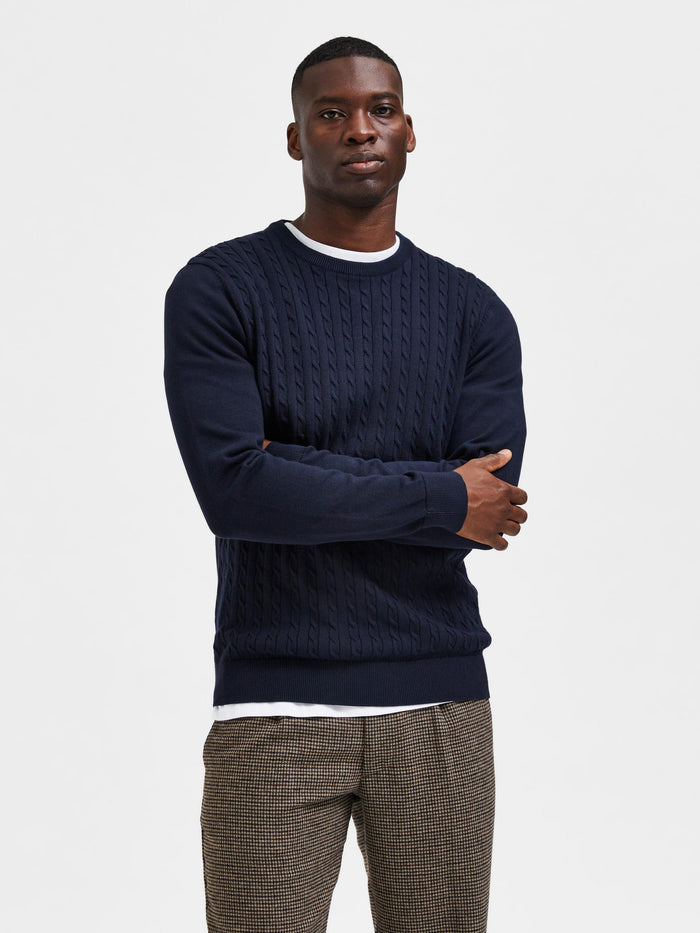 Aiko Knit Cable Crew