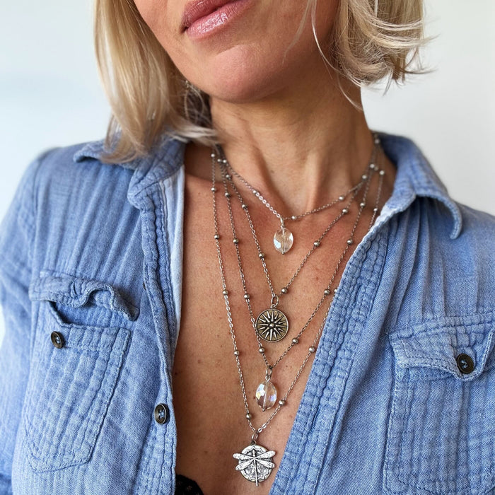 All Is Well Dragonfly Dainty Necklace