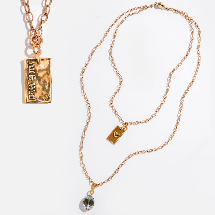 Antique Gold / Smoky Crystal