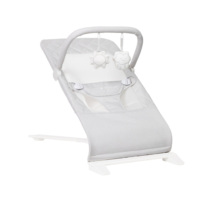 Alpine Deluxe Portable Bouncer - Driftwood Grey - Baby Delight