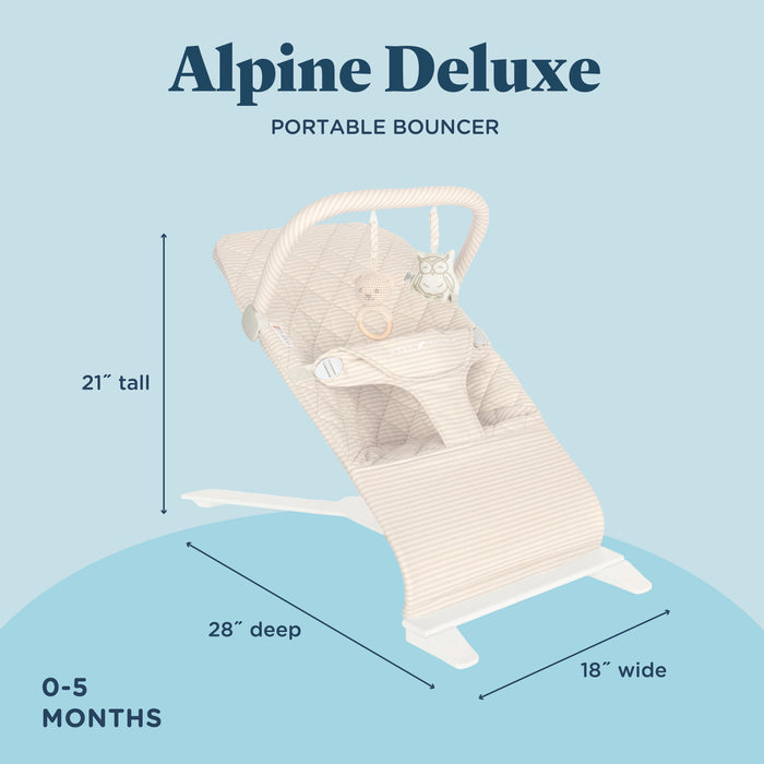 Alpine Deluxe Portable Bouncer - Baby Delight