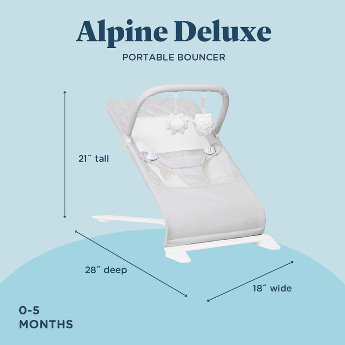 Alpine Deluxe Portable Bouncer - Baby Delight