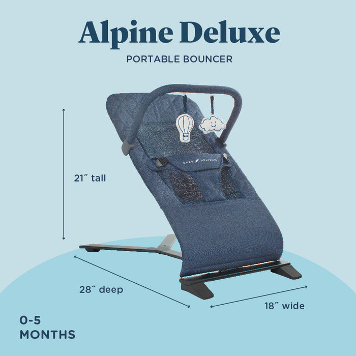 Alpine Deluxe Portable Bouncer - Baby Delight