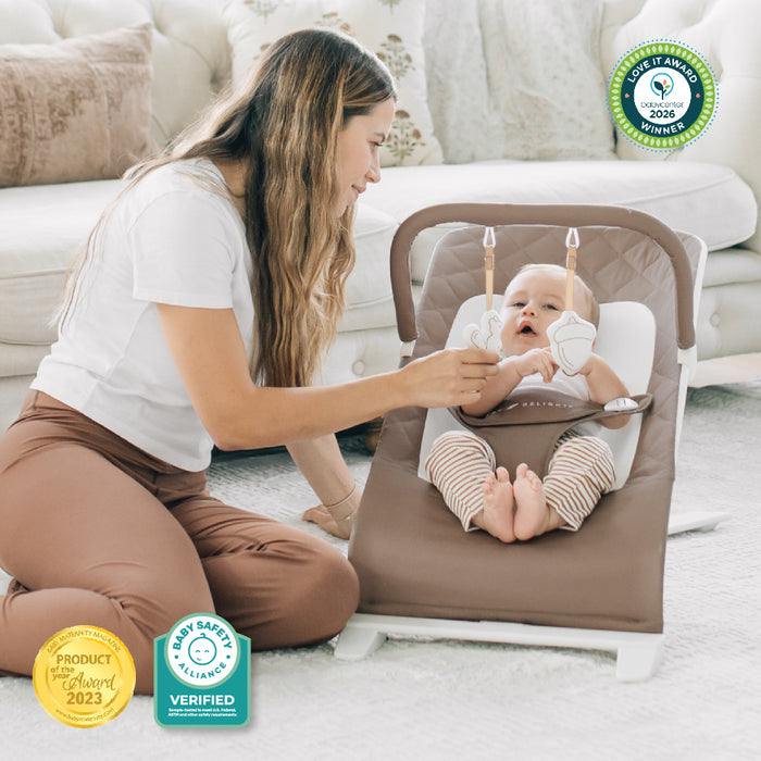 Alpine Organic Deluxe Portable Bouncer - Baby Delight