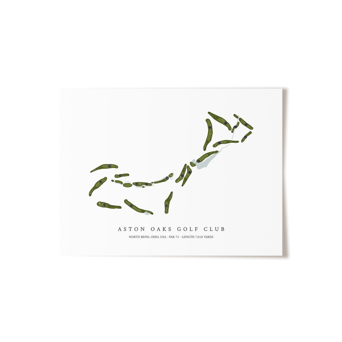 Aston Oaks Golf Club | Golf Course Print | Unframed