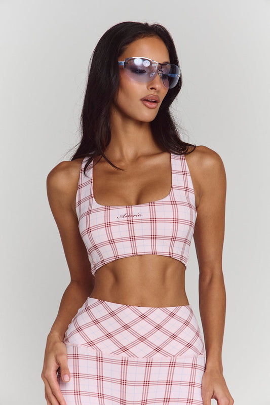 Astoria Airvíve Autograph Sports Bra - Princess Pink Plaid