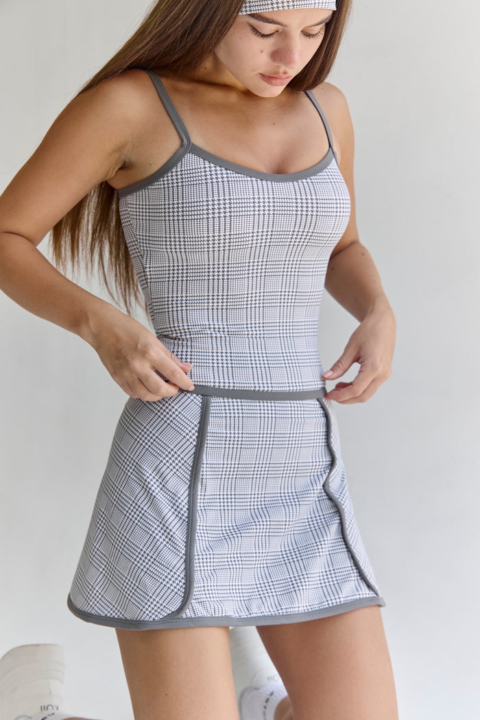 Astoria Airvíve Frame Sport Tank - Grey Plaid