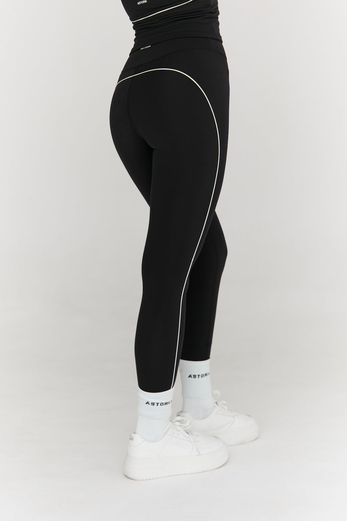 Astoria Airvíve Full Length Legging - Black/Cream