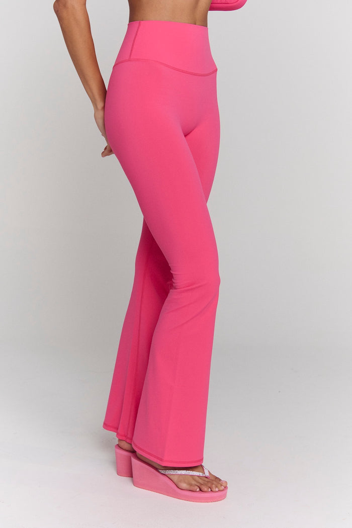 Astoria Airvíve Rhinestone Flare Legging - Popstar Pink
