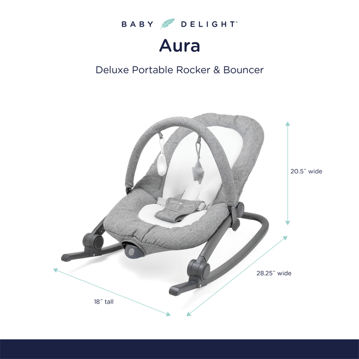 Aura Deluxe Portable Rocker & Seat - Baby Delight
