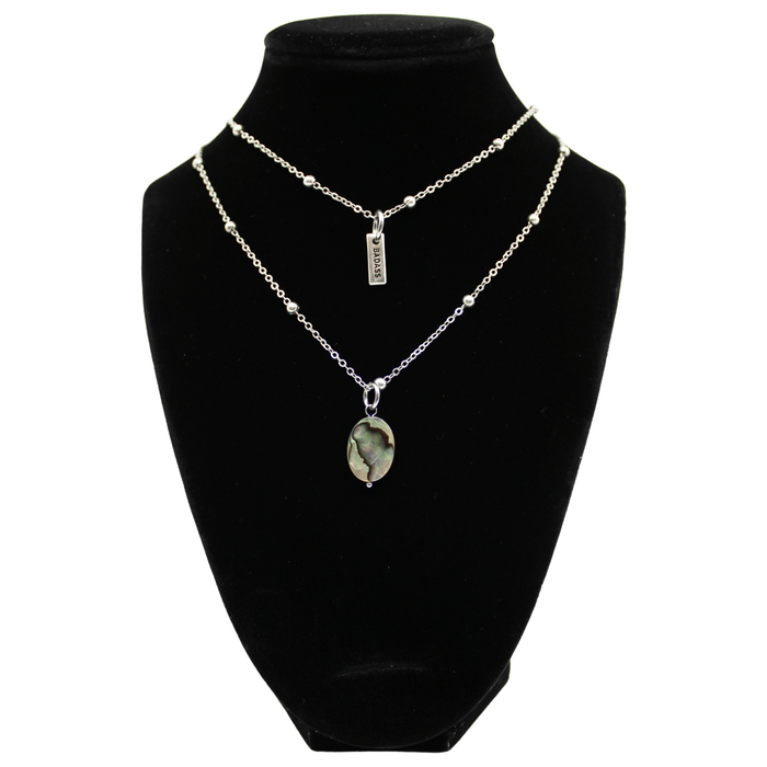 Badass Abalone Dainty Necklace