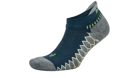 Balega Silver No Show Running Socks - Legion Blue/Grey
