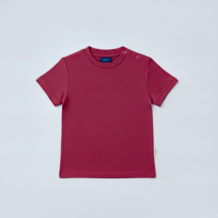 Bamboo Everyday Children's T-Shirt Deep Burgundy