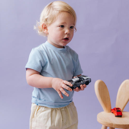 Bamboo Everyday Children's T-Shirt Soft Blue