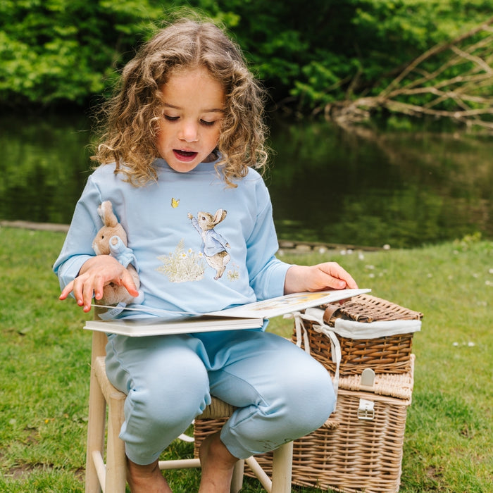 Bamboo Lounge Set Peter Rabbit Blue