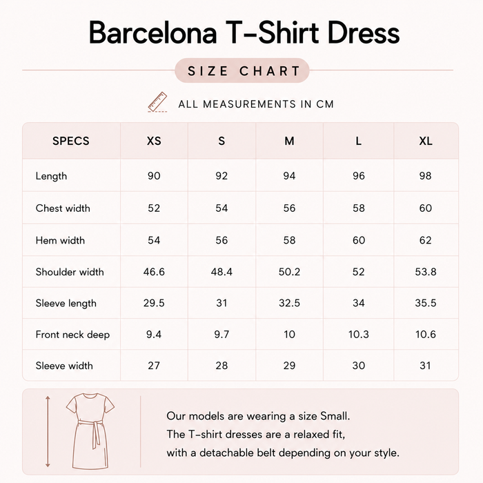 Barcelona Breastfeeding T-Shirt Dress Blue