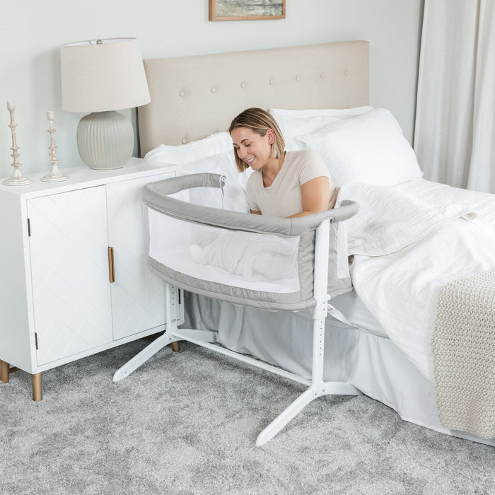 Beside Me™ Serenity Bassinet and Bedside Sleeper - Pebble Grey - Baby Delight