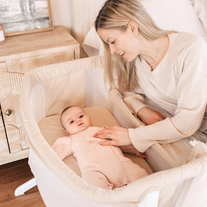 Beside Me™ Serenity Organic Bassinet and Bedside Sleeper - Baby Delight