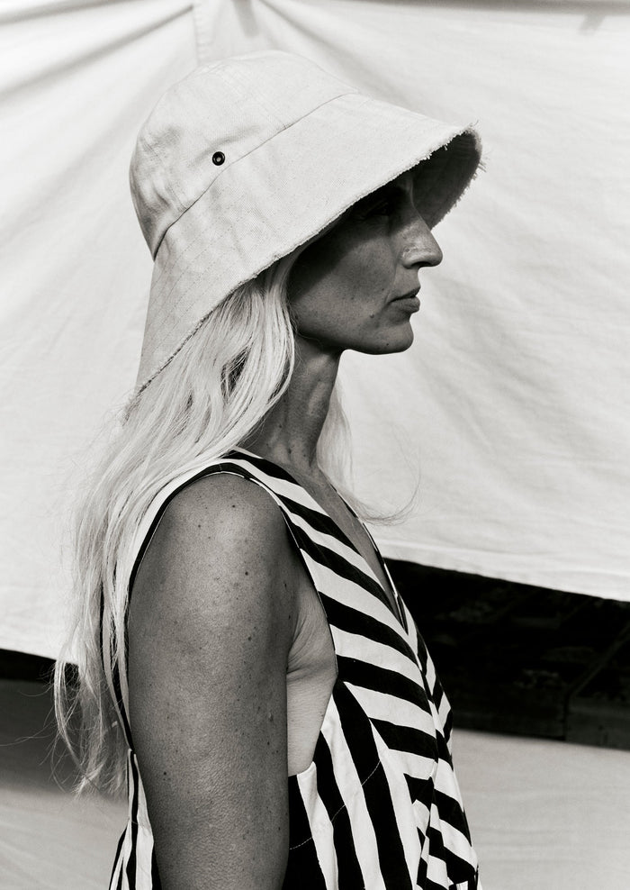 Beton Cire Cotton Hemp Hat | Ecru