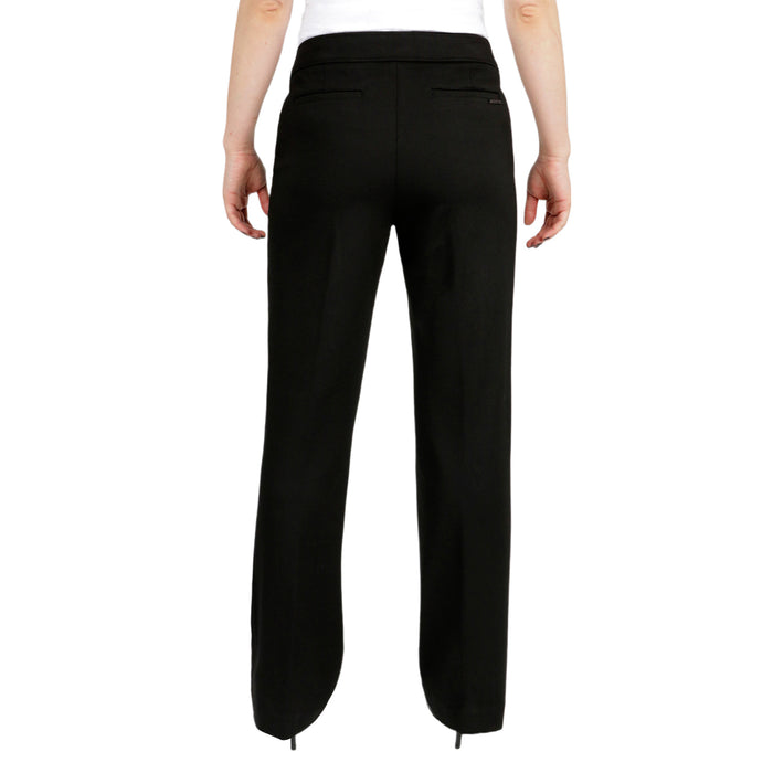 Black Flare Leg Compression Pants