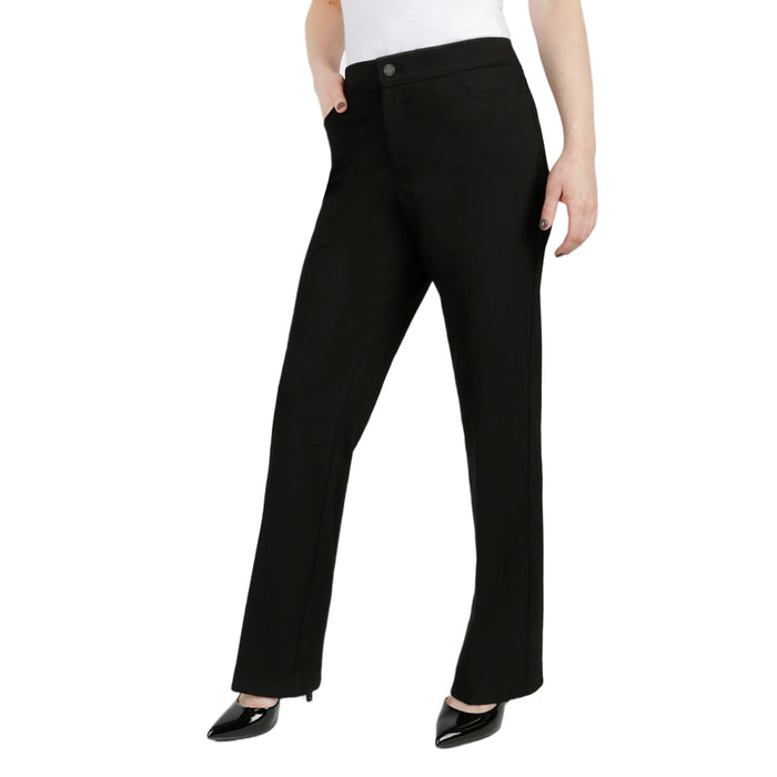 Black Flare Leg Compression Pants