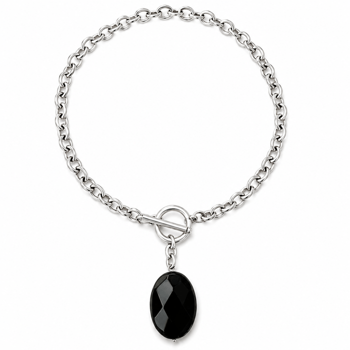Black Onyx Choker Necklace