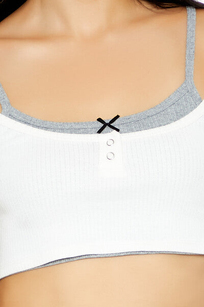 Bow Combo Cropped Cami