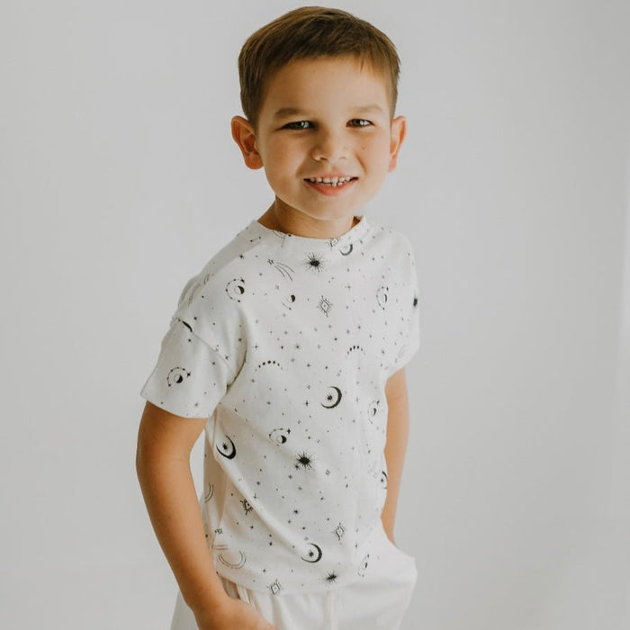 Baby Boxy Toddler Tee | celestial finn + emma