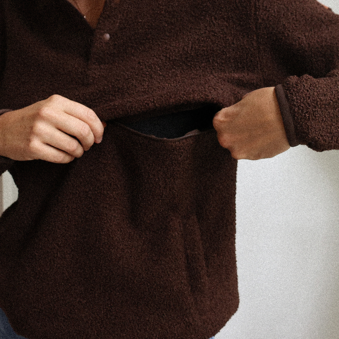 Breastfeeding Fleece Brown