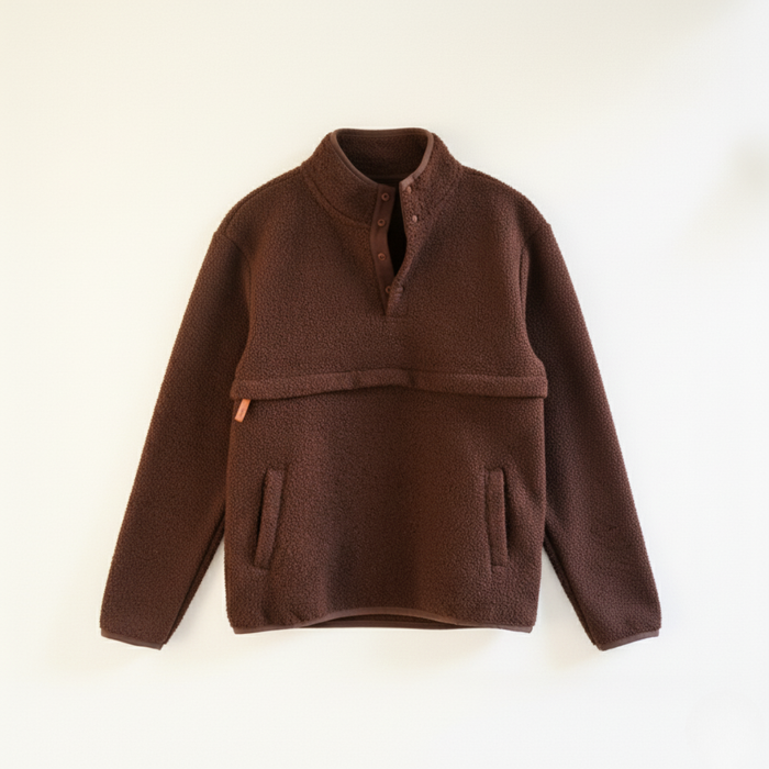 Breastfeeding Fleece Brown