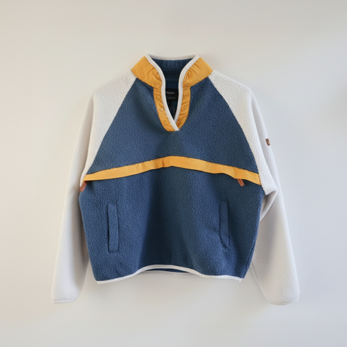 Breastfeeding Fleece Retro Blue
