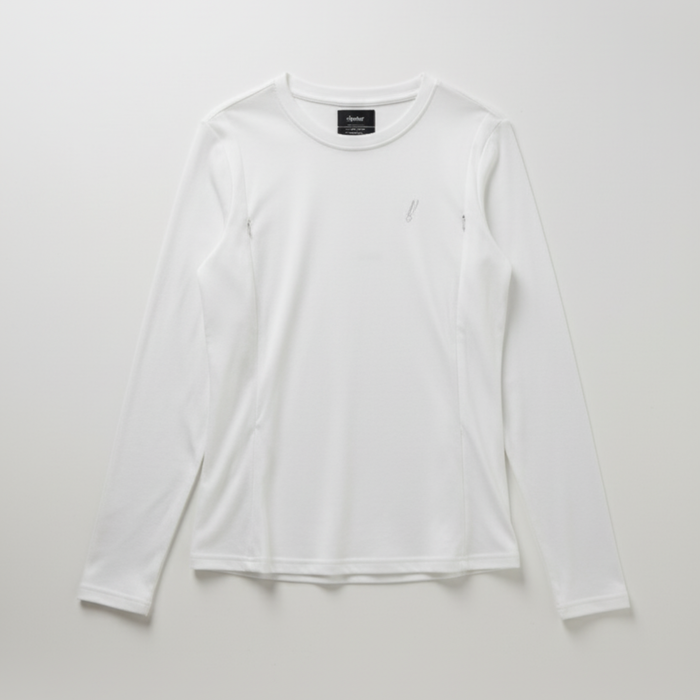 Breastfeeding T-Shirt Long Sleeve White
