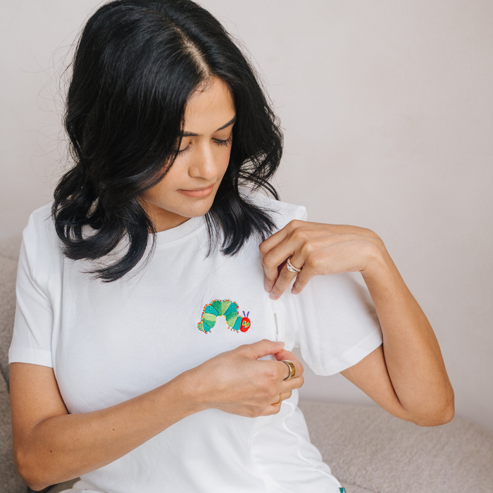 Breastfeeding T-Shirt The Very Hungry Caterpillar™ Embroidered