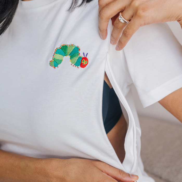 Breastfeeding T-Shirt The Very Hungry Caterpillar™ Embroidered