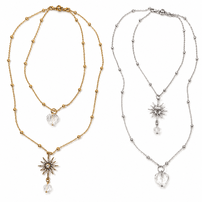 Breathe Starburst Dainty Necklace