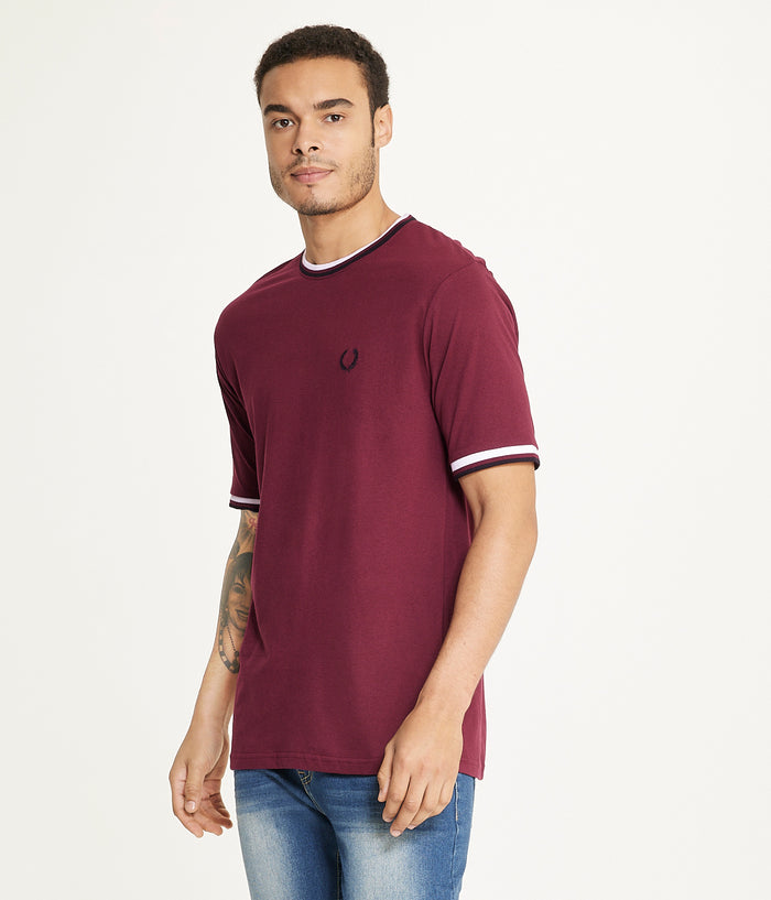 Brooklyn Laundry Men'sÂ Tonal Embroidery Crew Neck Tee