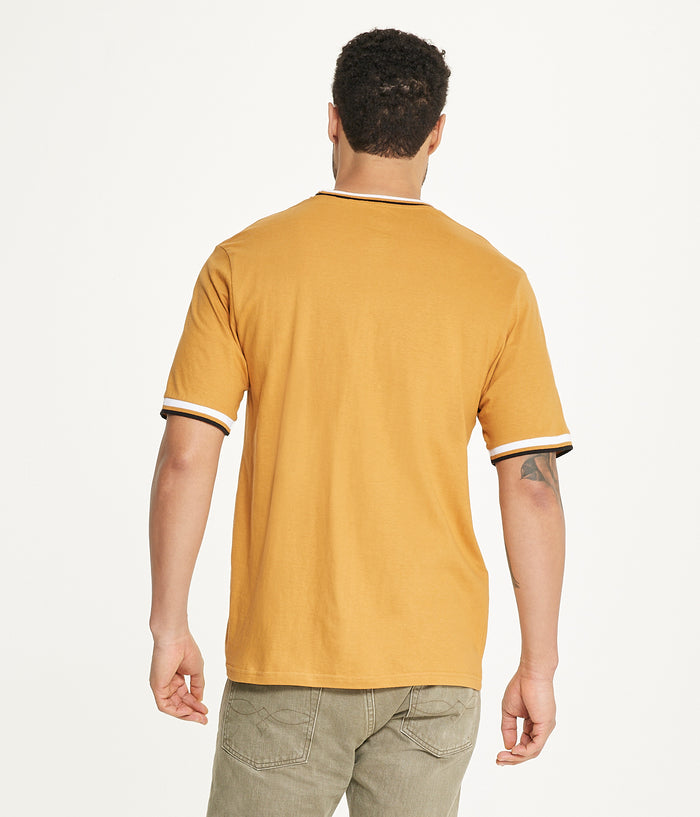 Brooklyn Laundry Men'sÂ Tonal Embroidery Crew Neck Tee
