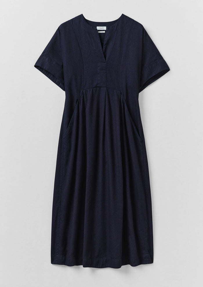 Bryn Twill Dress | Indigo