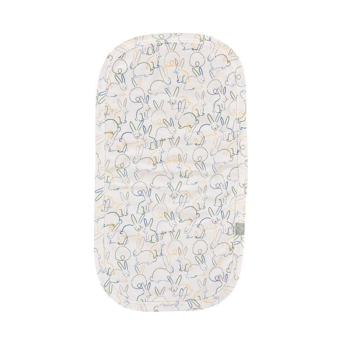 Baby burp cloth | bunnies finn + emma