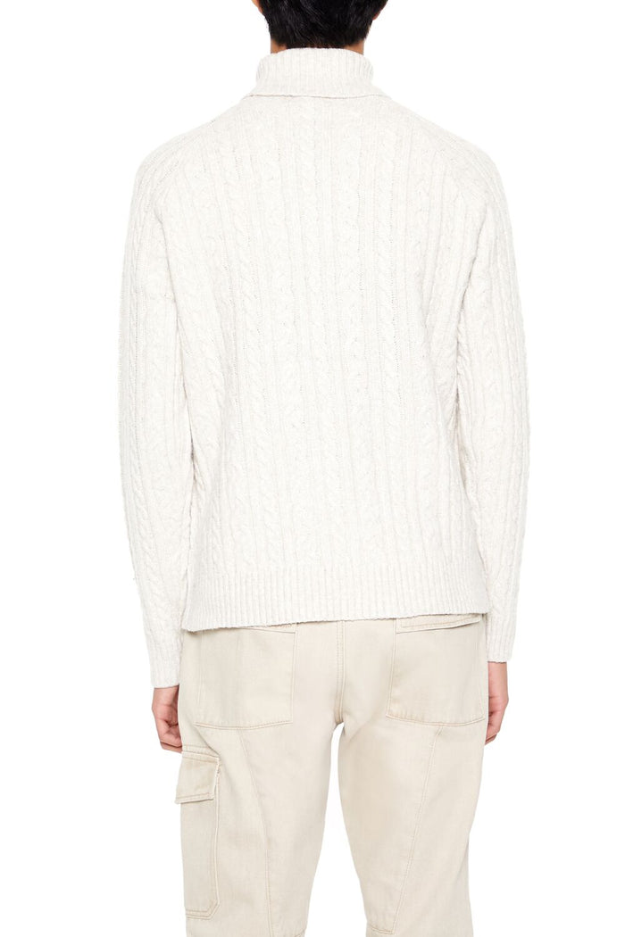 Cable Knit Turtleneck Sweater