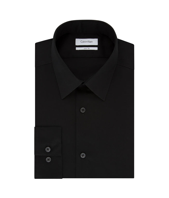 Calvin Klein Slim Fit Non Iron Twill Solid Shirt