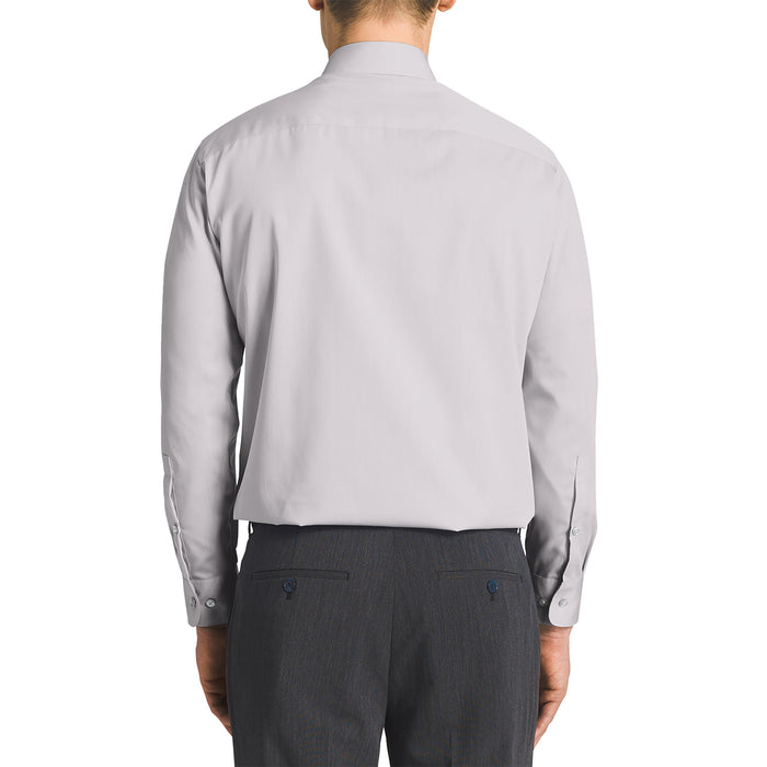Calvin Klein Steel Regular Fit Non Iron Broadcloth Solid Dress Shirt