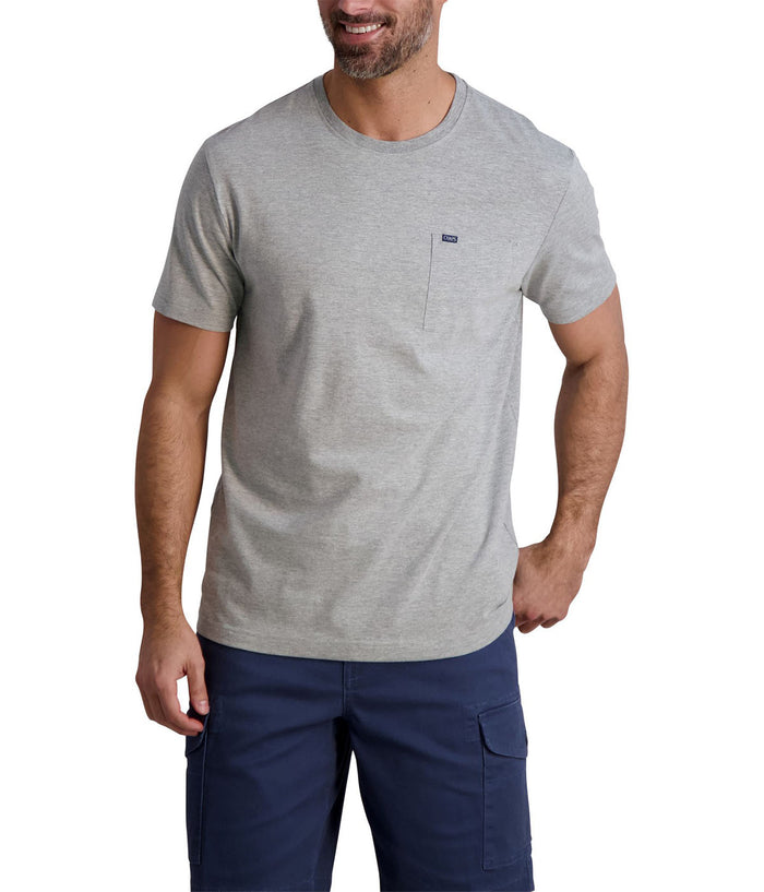 Chaps Men's Short Sleeve Crewneck Pocket Tee