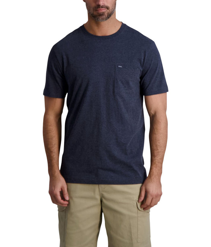 Chaps Men's Short Sleeve Crewneck Pocket Tee