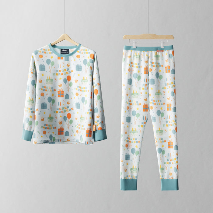 Children's PJ Birthday Blue