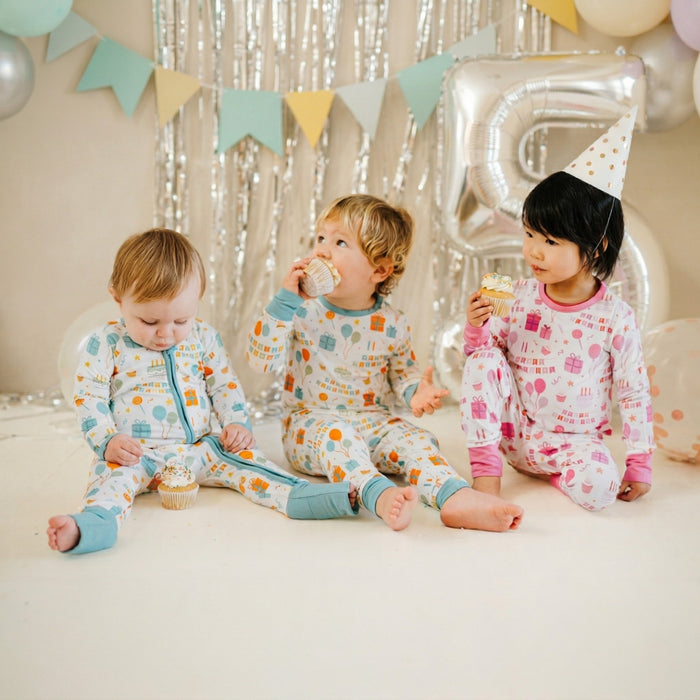 Children's PJ Birthday Blue
