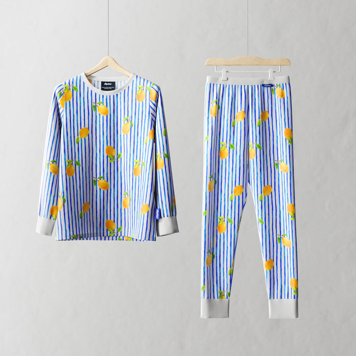 Children's PJ Set Mediterranean Lemons